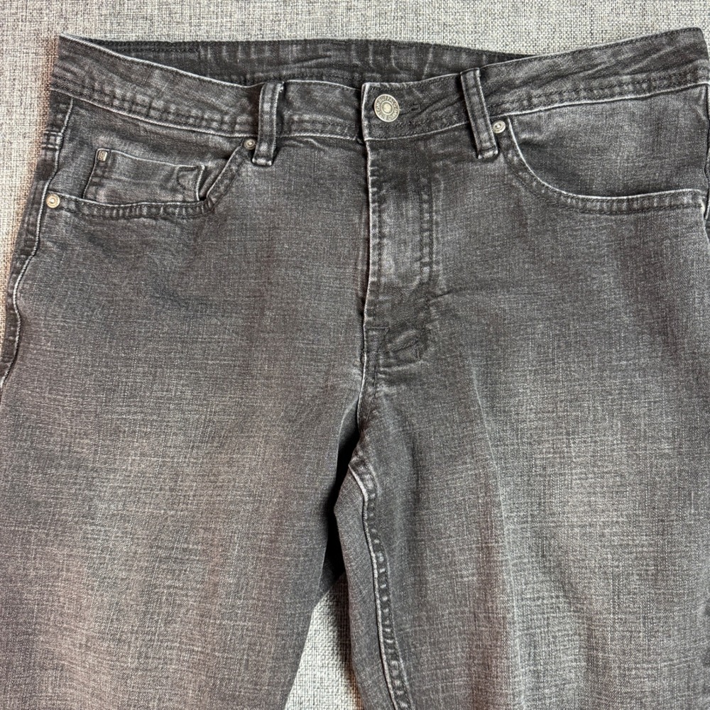 Mens Buffalo David Bitton Jeans | Waist 34 | Black Jackson Straight Stretch - Picture 7 of 16